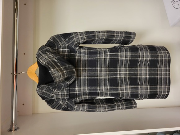 TNA plaid wool coat - Picture 2 of 3